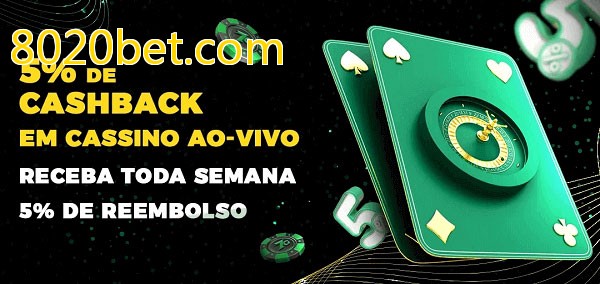 Promoções do cassino ao Vivo 8020bet.com